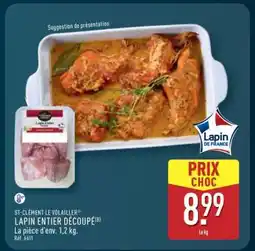 ALDI Lapin Entier Découpé offre