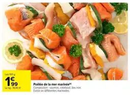 Carrefour Poêlée de la mer marinée offre