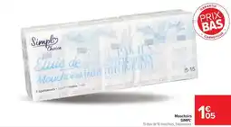 Carrefour Market Mouchoirs SIMPLE offre