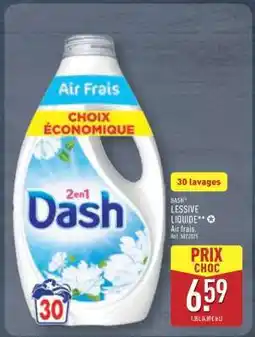 ALDI Dash 2en1 Lessive Liquide offre