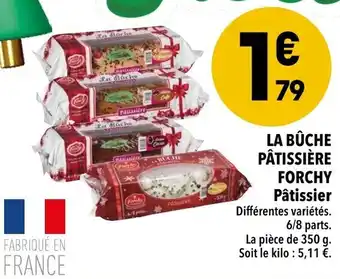 Supeco La bûche pâtissière forchy patissier offre