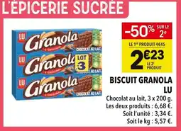 Supeco LU Biscuit granola offre