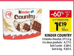 Supeco KINDER Country offre