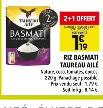 Supeco TAUREAU AILÉ Riz basmati offre