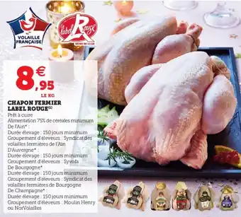Chapon fermier label rouge