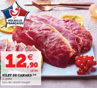 Super U Filet de canard offre