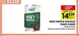 Supeco WHEY PROTEIN chocolat punch power offre