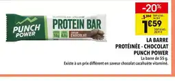 Supeco PUNCH POWER La barre protéinée - chocolat offre