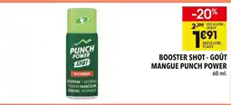 Supeco PUNCH POWER Booster shot - goût mangue offre