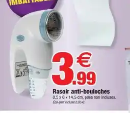 Bazarland Rasoir anti-bouloches offre