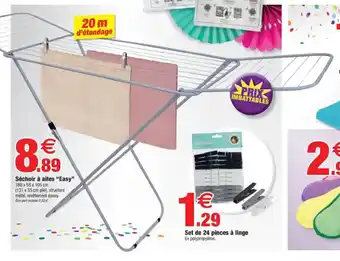 Bazarland Séchoir à ailes Easy offre