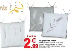 Bazarland La galette de chaise offre