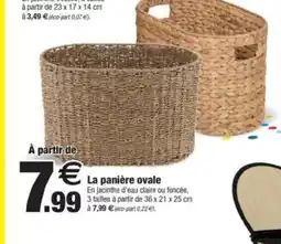 Bazarland La panière ovale offre