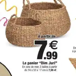 Bazarland Le panier Dim Juri offre