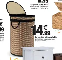 Bazarland La panière à linge pliable offre