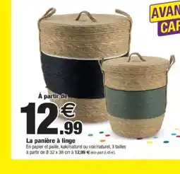 Bazarland La panière à linge offre