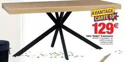 Bazarland Table Spider 8 personnes offre
