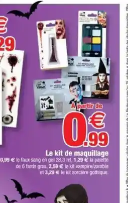 Bazarland Le kit de maquillage offre