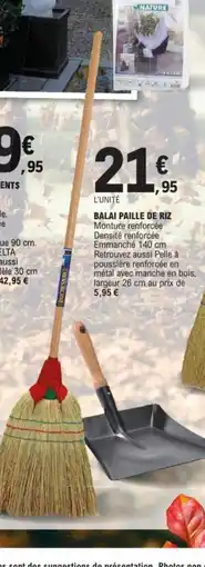 E.Leclerc Jardi Balai paille de riz offre
