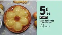E.Leclerc Express Tarte aux poires et amandes offre
