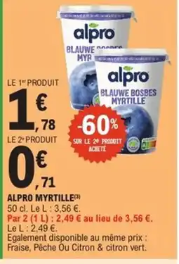 E.Leclerc Express ALPRO Myrtille offre