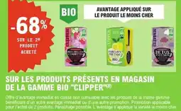 E.Leclerc Express CLIPPER Sur les produits présents en magasin de la gamme bio offre