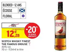 Intermarché Scotch whisky finest the famous grouse offre