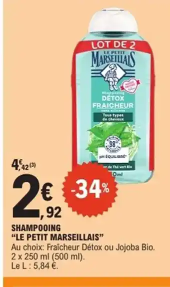 E.Leclerc Express LE PETIT MARSEILLAIS Shampooing offre
