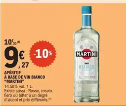 E.Leclerc Express MARTINI Apéritif à base de vin bianco offre