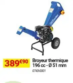 Oogarden Broyeur thermique 196cc 51mm offre