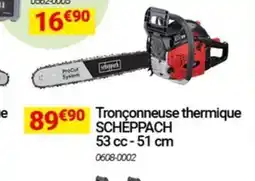 Oogarden SCHEPPACH Tronçonneuse thermique 53 cc offre
