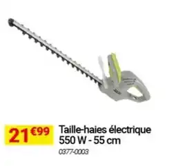 Oogarden Taille-haies électrique 550W offre