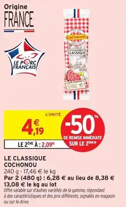 Intermarché Le classique cochonou offre