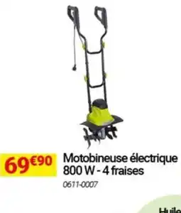 Oogarden Motobineuse électrique 800W 4 fraises offre