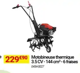 Oogarden Motobineuse thermique 3.5CV offre