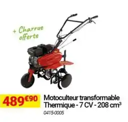 Oogarden Motoculteur transformable 1400 W-105 Bar offre