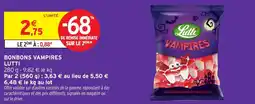 Intermarché Bonbons vampires lutti offre