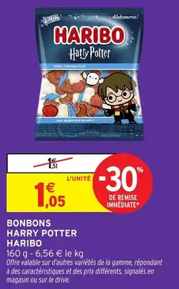 Intermarché Bonbons harry potter haribo offre