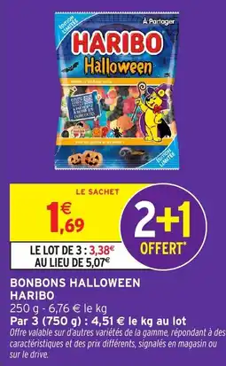 Intermarché Bonbons halloween haribo offre