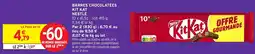 Intermarché Barres chocolatées kit kat nestlé offre