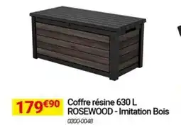 Oogarden ROSEWOOD Coffre résine offre