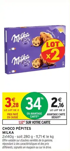 Intermarché Choco pépites milka offre
