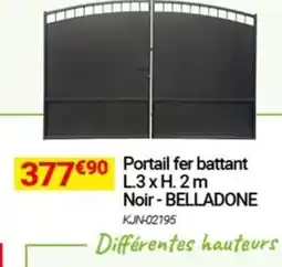 Oogarden BELLADONE Portail fer battant offre