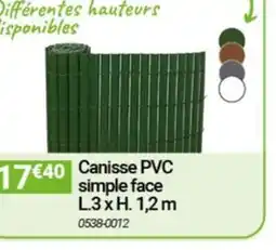 Oogarden Canisse PVC simple face offre