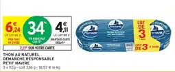 Intermarché Thon au naturel démarche responsable petit navire offre