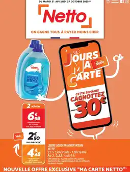 Netto NETTO Lessive liquide fraicheur intense offre