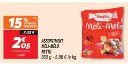 Netto NETTO Assortiment méli-mélo offre