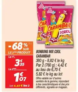 Netto CARAMBAR Bonbons mix cool offre
