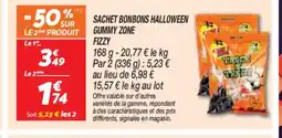 Netto FIZZY Sachet bonbons halloween gummy zone offre