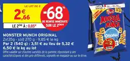 Intermarché Monster munch original offre